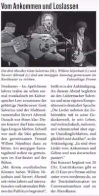 Vom Ankommen und Loslassen