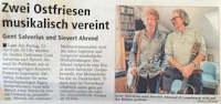 Zwei Ostfriesen musikalisch vereint